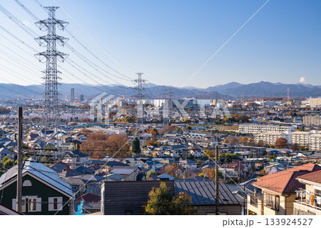 《東京都》一面に広がる住宅街・東京近郊エリア 133924527