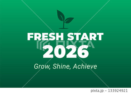 fresh start new year 2026 positive message 133924921