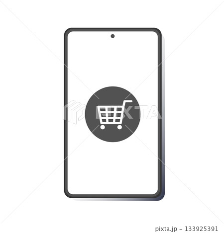 スマホとアイコンのイラスト素材 スマホとアイコンのイラスト素材 133925391