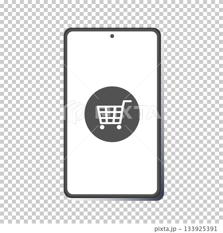 スマホとアイコンのイラスト素材 スマホとアイコンのイラスト素材 133925391