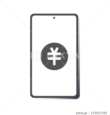 スマホとアイコンのイラスト素材 スマホとアイコンのイラスト素材 133925392