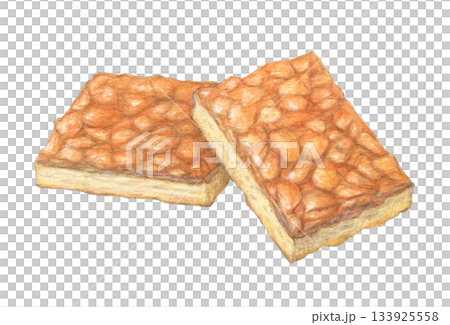 佛羅倫薩蛋糕,一種傳統的法式糕點,水彩和彩色鉛筆插圖 佛羅倫薩蛋糕,一種傳統的法式糕點,水彩和彩色鉛筆插圖 133925558