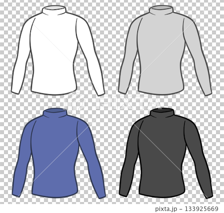 男款高領長袖打底衫 男款高領長袖打底衫 133925669