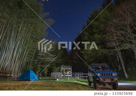 夜のキャンプ場（花園オートキャンプ場） 133925698