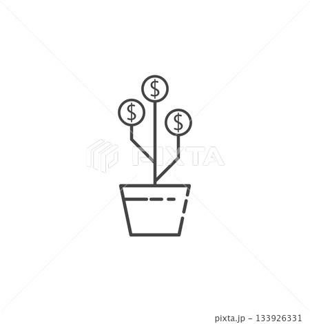 Three dollar coins 133926331