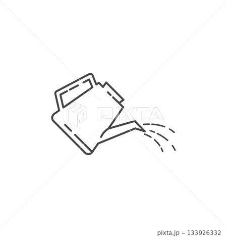 watering can pouring water. watering can pouring water. 133926332