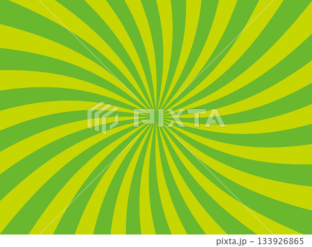 黄緑色のスパイラルな背景のベクターイラスト 黄緑色のスパイラルな背景のベクターイラスト 133926865