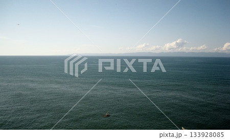 角田岬灯台の展望台から日本海の眺め 角田岬灯台の展望台から日本海の眺め 133928085