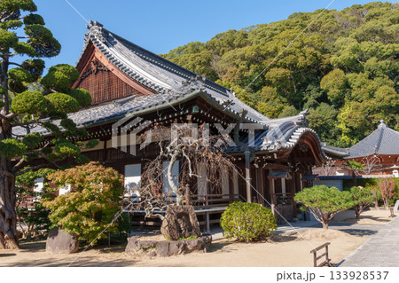 神戸・紅葉の須磨寺の書院 133928537