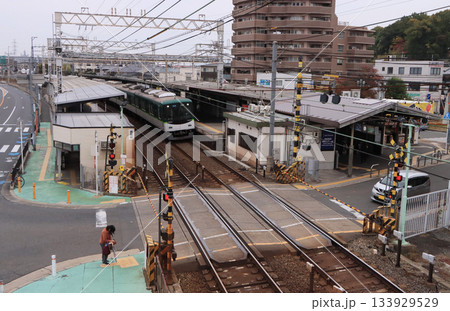 京阪本線　御殿山駅の全景 133929529