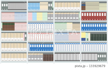 資料室の書棚・横 133929679