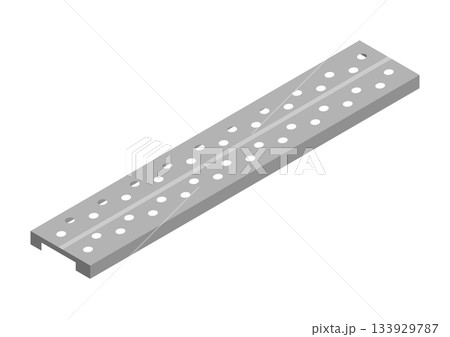 アイソメトリック足場板だけのシンプルなイラスト素材 133929787