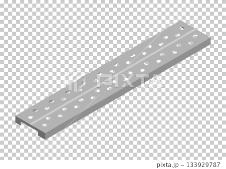 アイソメトリック足場板だけのシンプルなイラスト素材 133929787