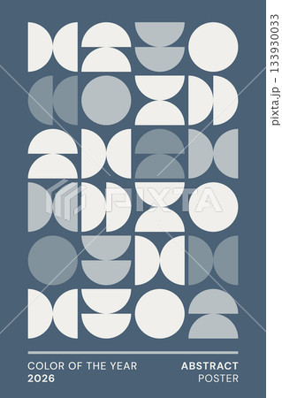 Geometric poster template 133930033