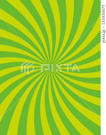 黄緑色のスパイラルな背景のベクターイラスト 133930075