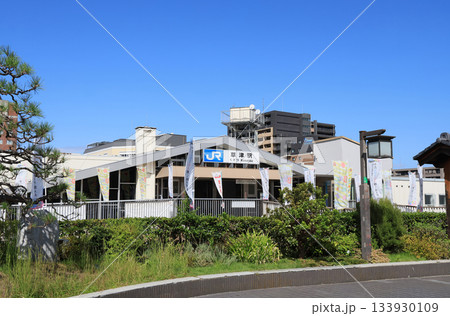 草津駅とペデストリアンデッキ 草津駅とペデストリアンデッキ 133930109