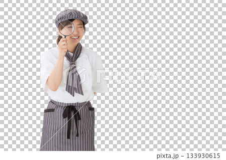 Woman in a coat Woman in a coat 133930615
