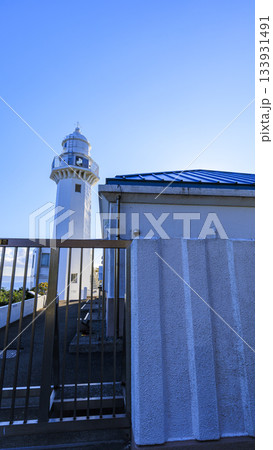 東京湾の浦賀水道の観音崎の冬 東京湾の浦賀水道の観音崎の冬 133931491