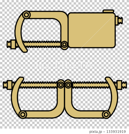 用於腳手架的正交夾和柔性夾圖示集 用於腳手架的正交夾和柔性夾圖示集 133931919