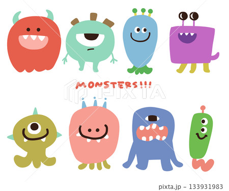 モンスター　イラスト 133931983
