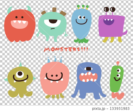 モンスター　イラスト 133931983