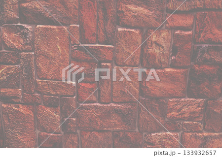 Pale brown brickwall as decoration and space for text 133932657