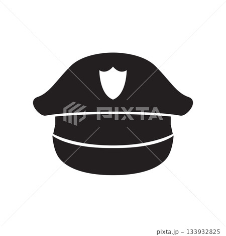 Police hat icon Police hat icon 133932825
