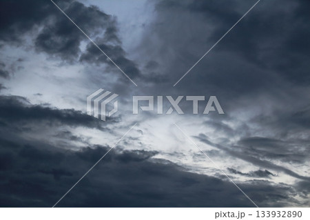 空と雲とが織りなす色紙 信州の空と雲 信州の自然 空と雲とが織りなす色紙 信州の空と雲 信州の自然 133932890
