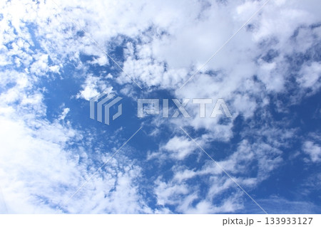 空と雲とが織りなす色紙　　　　信州の空と雲　　　信州の自然 133933127