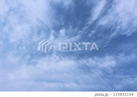 空と雲とが織りなす色紙　　　　信州の空と雲　　　信州の自然 133933154