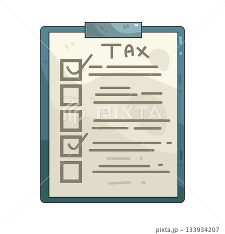illustration of Tax Form 133934207