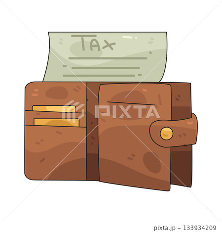 illustration of wallet 133934209