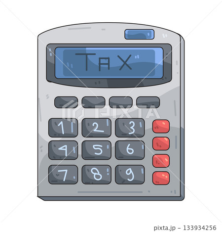 illustration of Tax Calculator illustration of Tax Calculator 133934256
