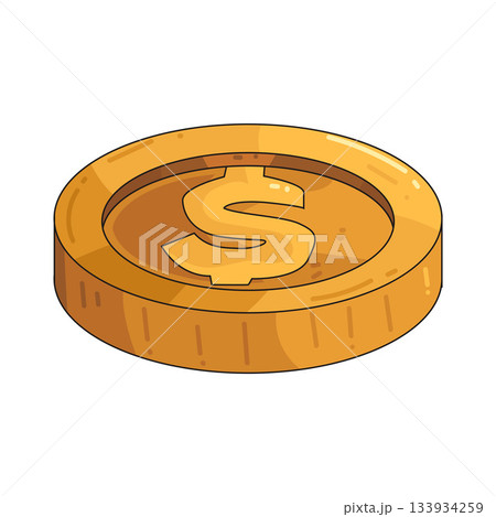 illustration of Coin illustration of Coin 133934259