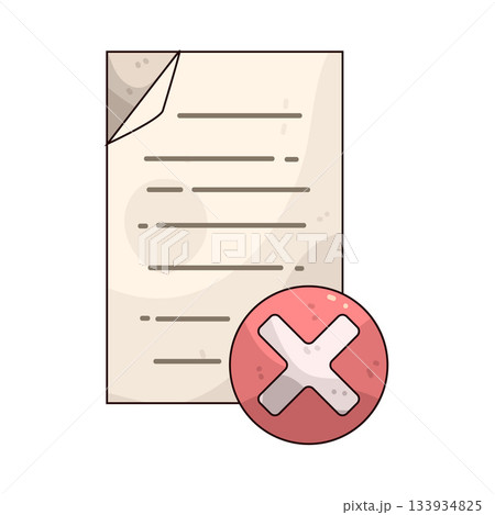 illustration of Delete File illustration of Delete File 133934825