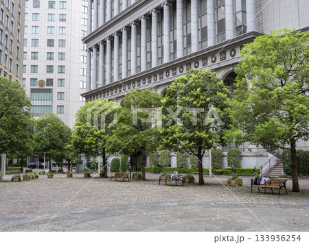 汐留西公園　イタリア街の風景 133936254