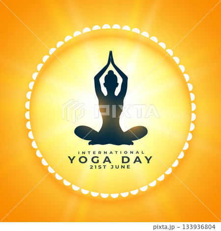 world yoga day 21st june event background world yoga day 21st june event background 133936804