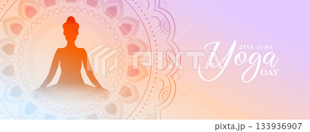 world yoga day mandala banner for social media post world yoga day mandala banner for social media post 133936907