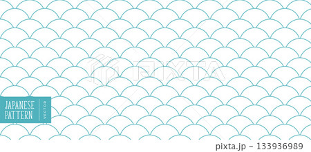 japanese wave pattern design banner with flowing water texture japanese wave pattern design banner with flowing water texture 133936989