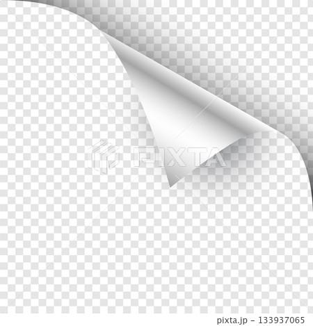 set of realistic empty page fold corner template design set of realistic empty page fold corner template design 133937065