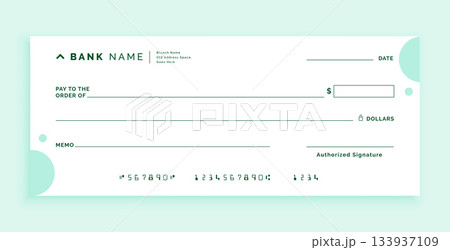 modern bank cheque check voucher template modern bank cheque check voucher template 133937109