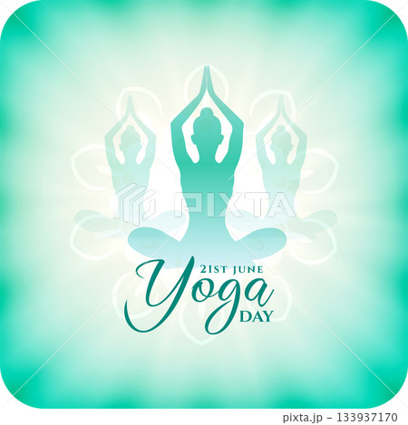 group of woman practicing yoga for world yoga day event background 133937170