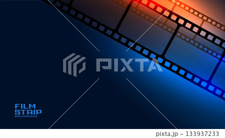 nice film strip shiny background with text space 133937233