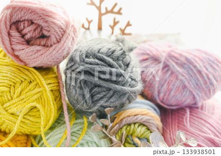 優しい色の毛糸玉 優しい色の毛糸玉 133938501