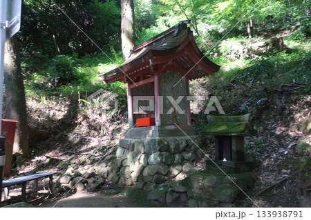 森に囲まれた小さな神社 森に囲まれた小さな神社 133938791