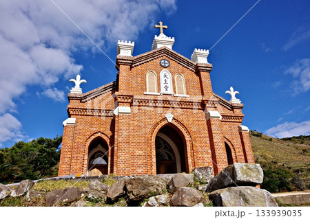 修復工事を終えた長崎県野崎島の観光名所は世界遺産 修復工事を終えた長崎県野崎島の観光名所は世界遺産 133939035