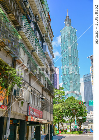 台湾にある台北101のとても美しい風景A beautiful cityscape of Taipei 133939362