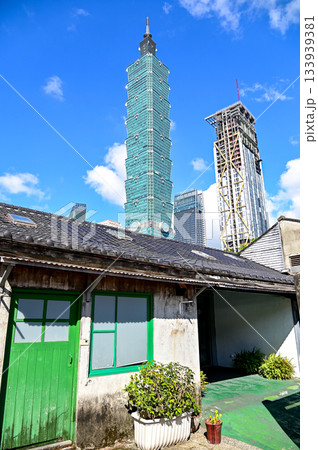 台湾にある台北101のとても美しい風景A beautiful cityscape of Taipei 133939381