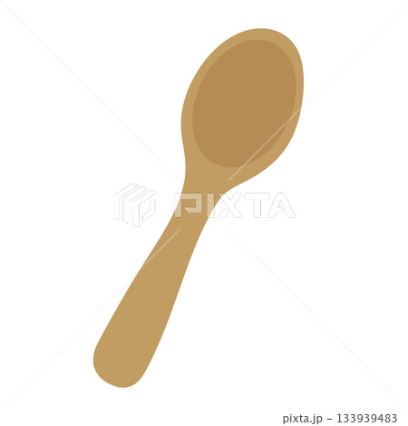 木製のスプーン　イラスト 133939483