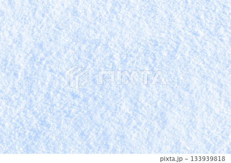 Fresh sparkling granulated snow close-up, perfect as a winter season blue tone background 133939818